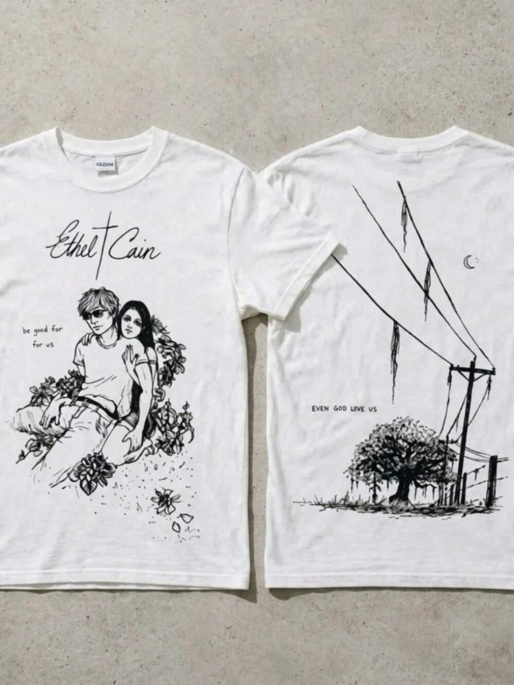 Ethel Cain Be Good For Us Two-Sided White T-Shirt S-4XL [Custom Reprint]